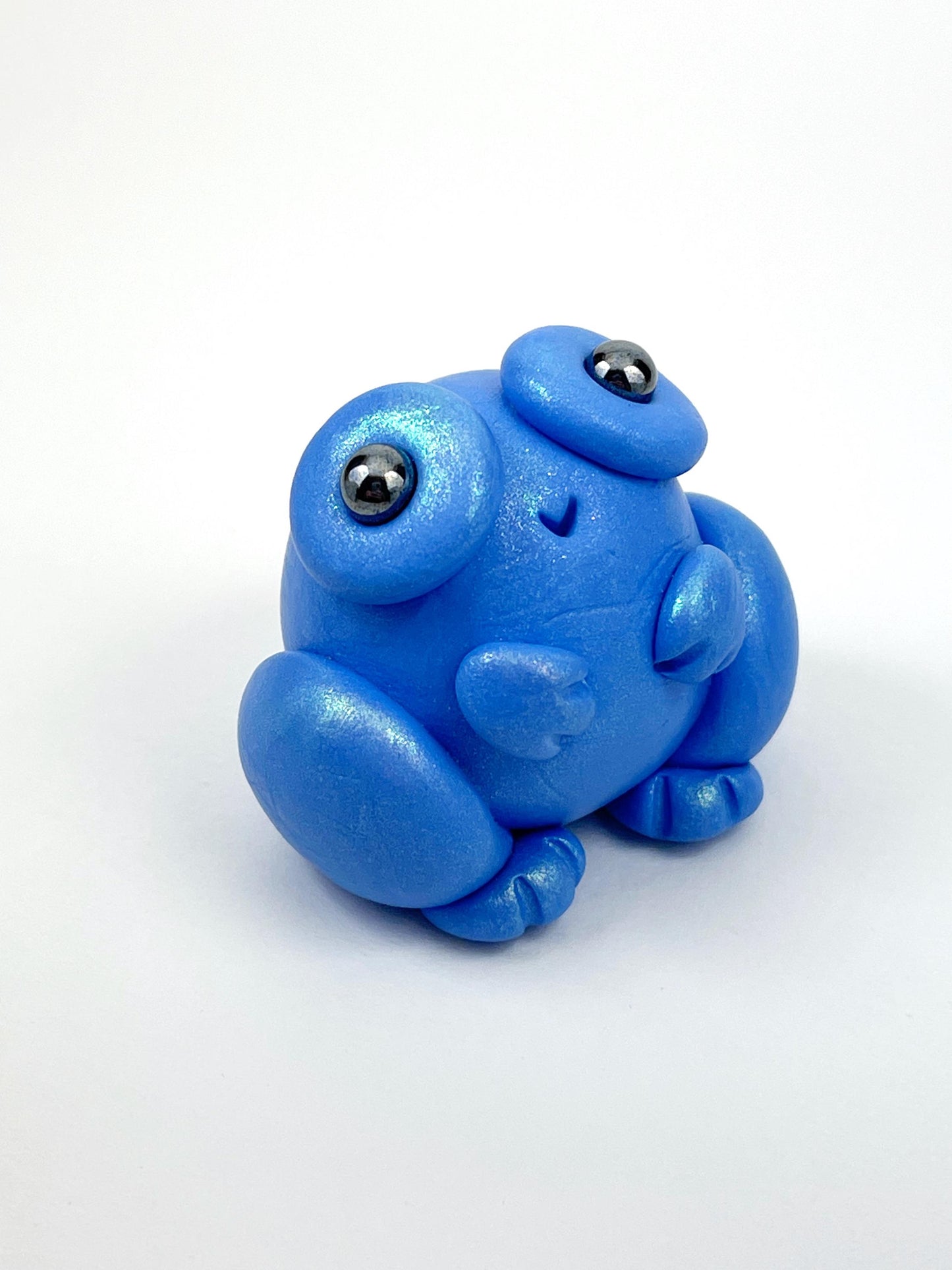 Handmade frog sculpture one of a kind ooak