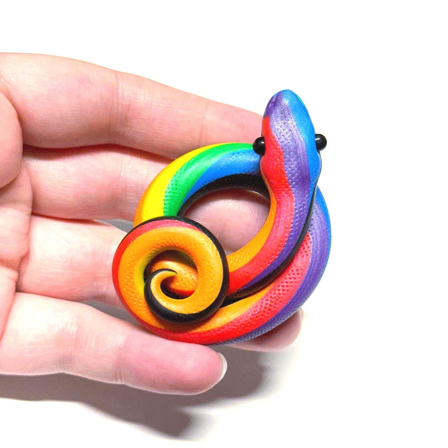 Pride Snakes LGBTQIA Flag Handmade Sculpture Choose your favorite option