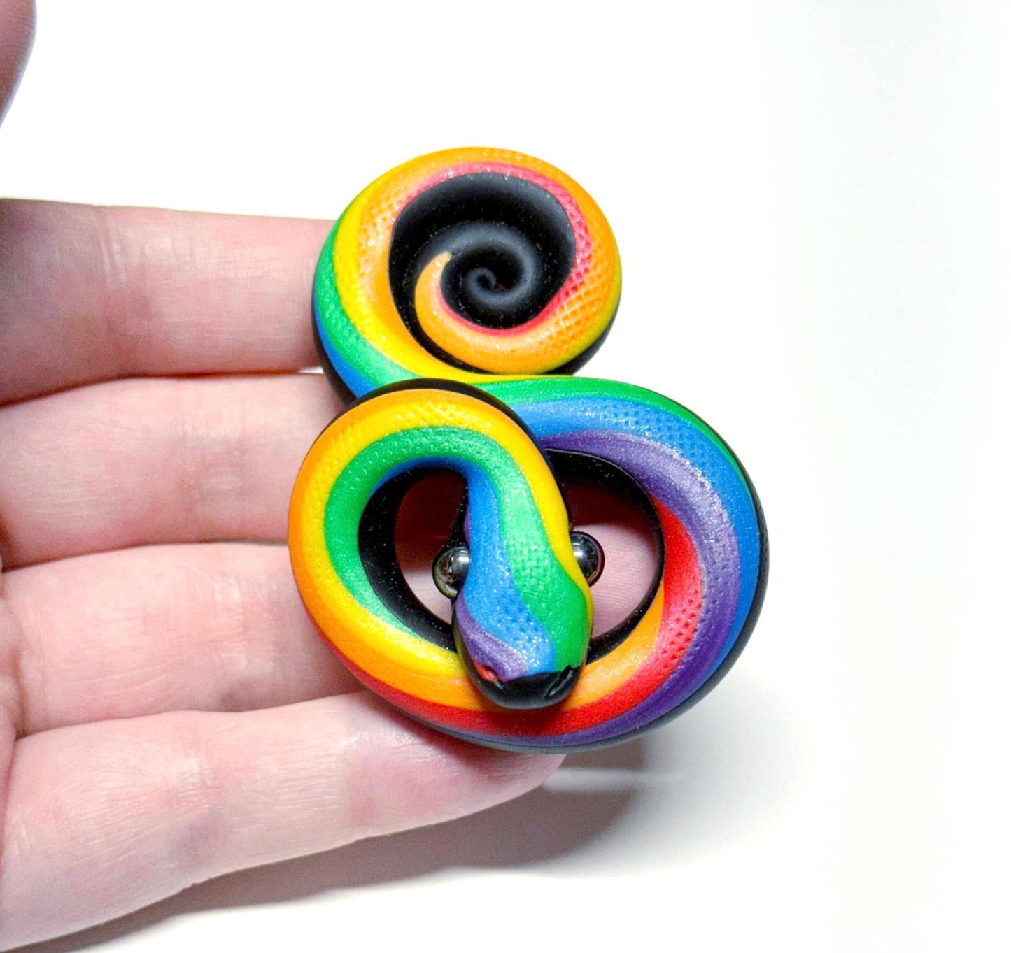 Pride Snakes LGBTQIA Flag Handmade Sculpture Choose your favorite option