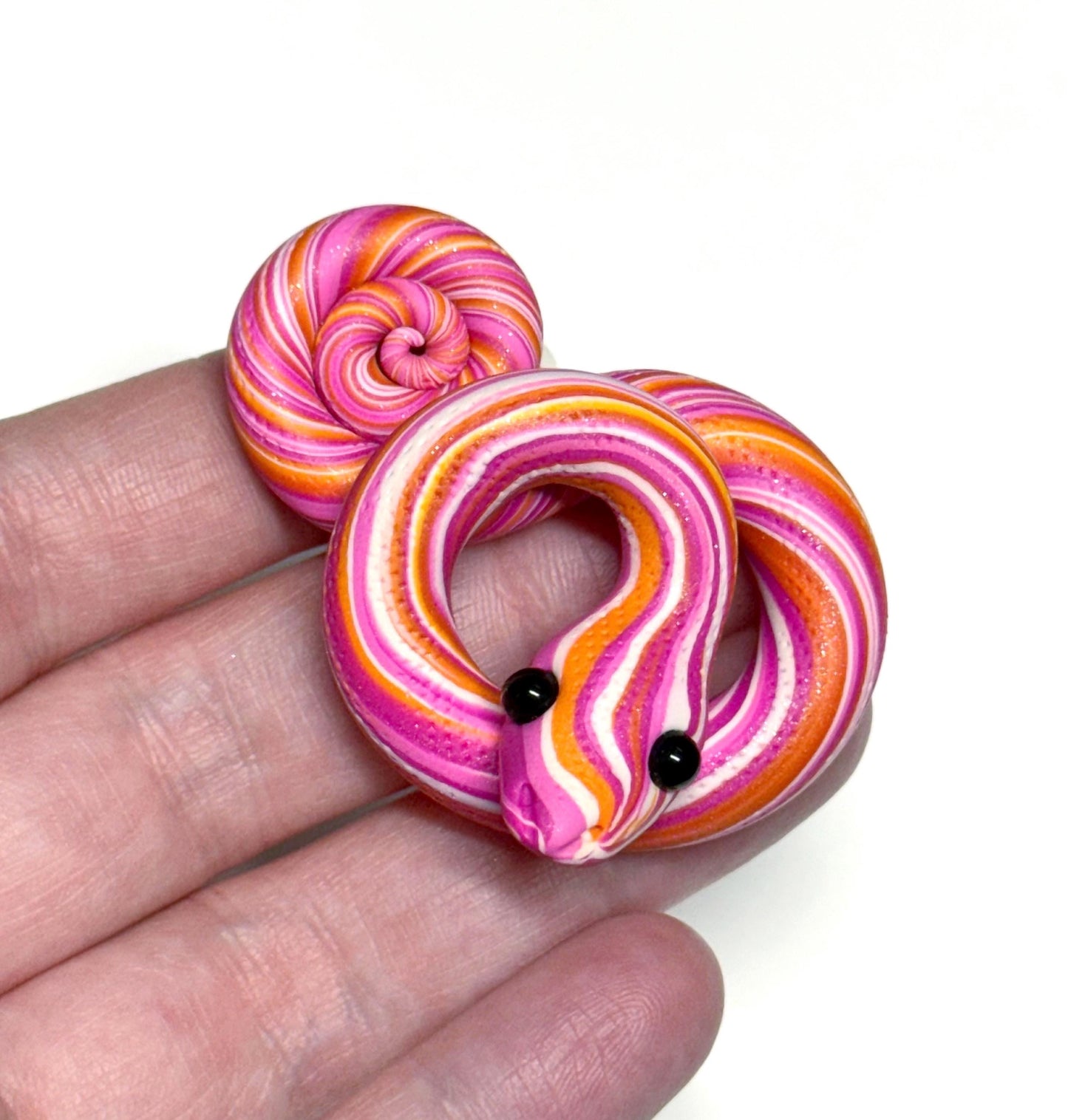 Lesbian Pride Snakes LGBTQIA Flag Handmade Sculpture Choose your favorite option