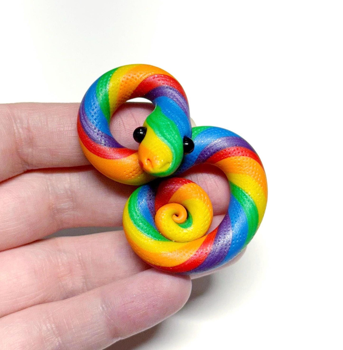 Pride Snakes LGBTQIA Flag Handmade Sculpture Choose your favorite option