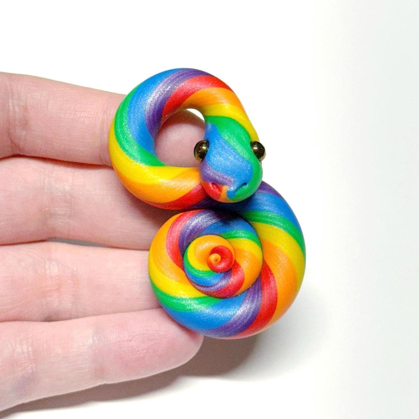 Pride Snakes LGBTQIA Flag Handmade Sculpture Choose your favorite option