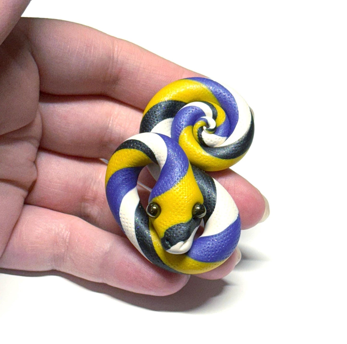 Pride Snakes Nonbinary Enby LGBTQIA Flag Handmade Sculpture Choose your favorite option