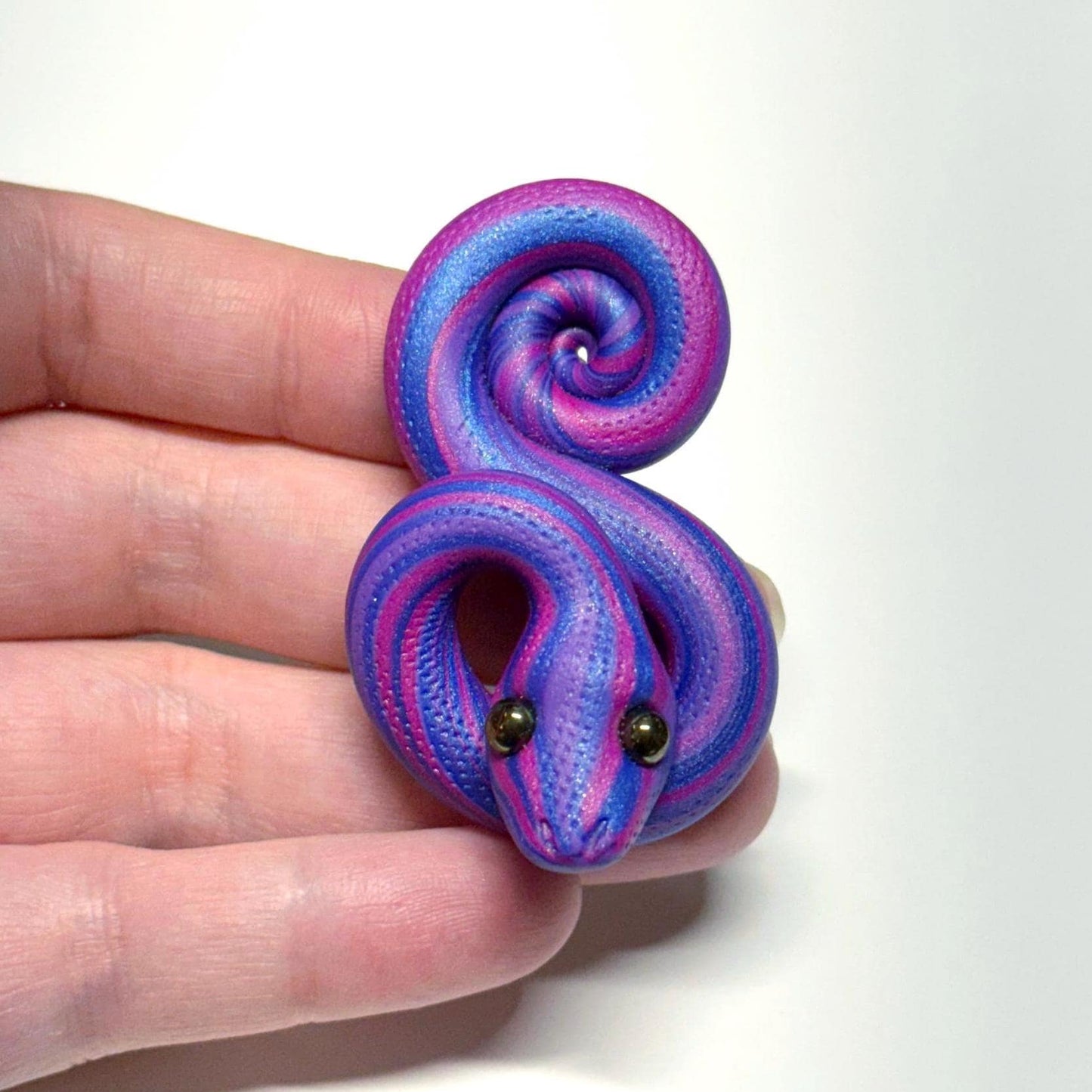 Pride Snakes Bi Bisexual LGBTQIA Flag Handmade Sculpture Choose your favorite option