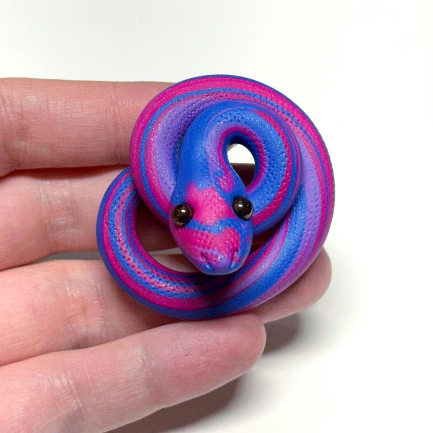 Pride Snakes Bi Bisexual LGBTQIA Flag Handmade Sculpture Choose your favorite option
