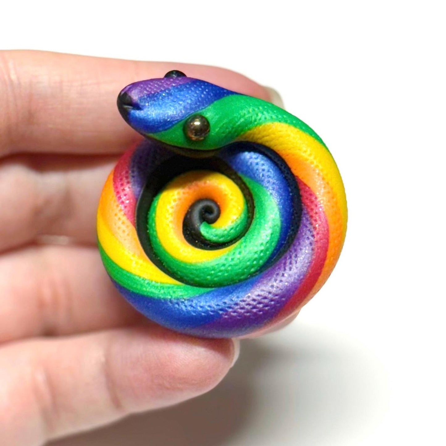 Pride Snakes LGBTQIA Rainbow Flag Handmade Sculpture Choose your favorite option