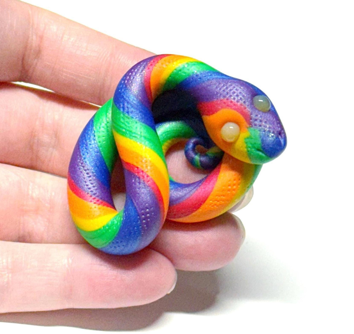 Pride Snakes LGBTQIA Rainbow Flag Handmade Sculpture Choose your favorite option