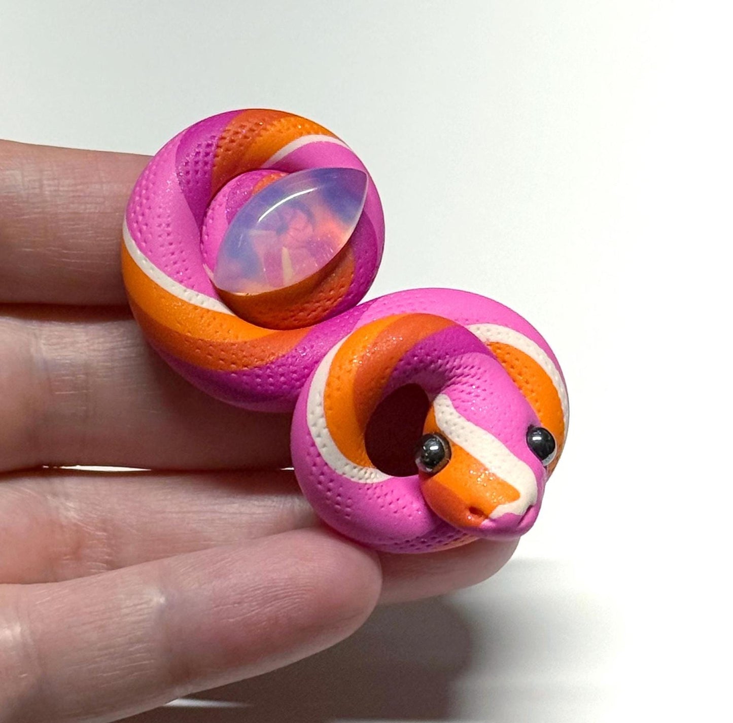 Lesbian Pride Snakes LGBTQIA Flag Handmade Sculpture Choose your favorite option