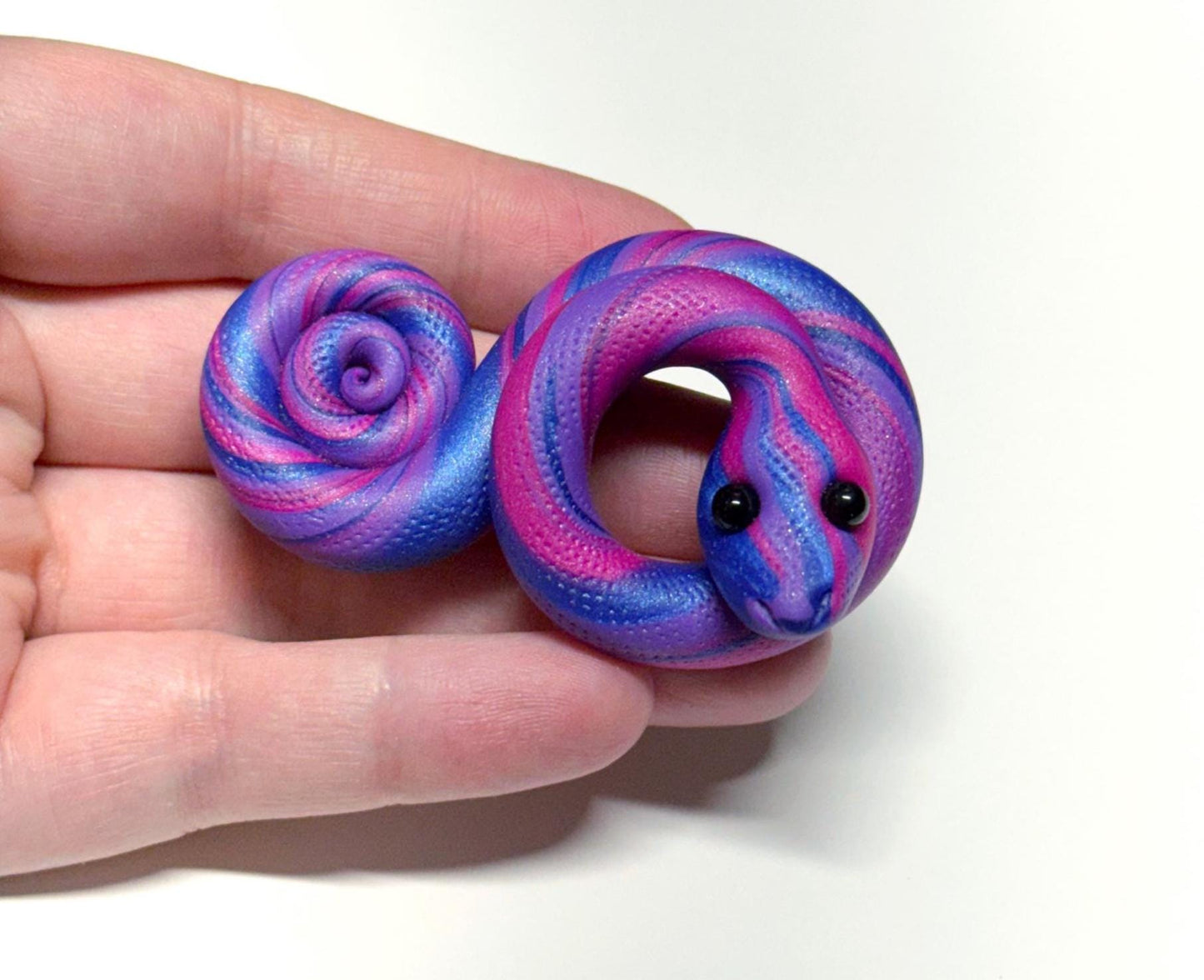 Bi Bisexual Pride Snakes LGBTQIA Flag Handmade Sculpture Choose your favorite option
