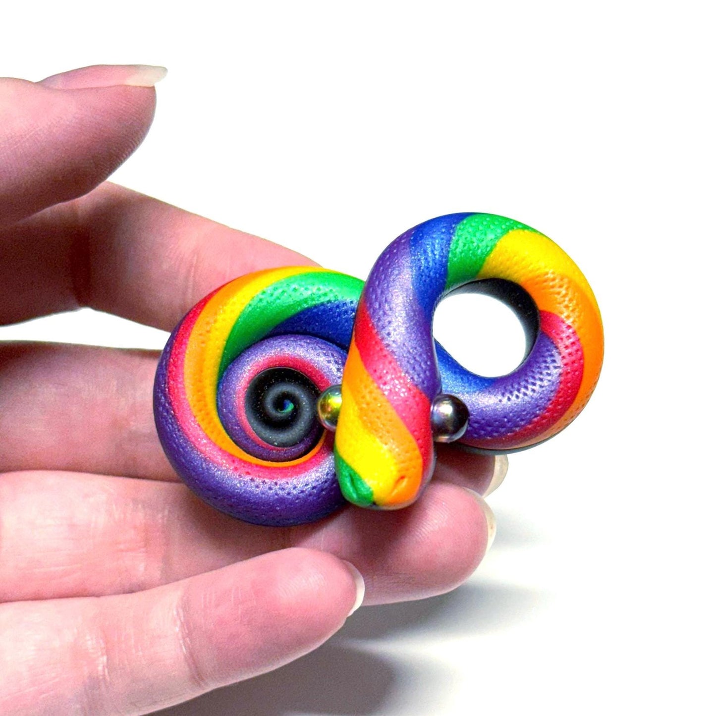 Pride Snakes LGBTQIA Flag Handmade Sculpture Choose your favorite option