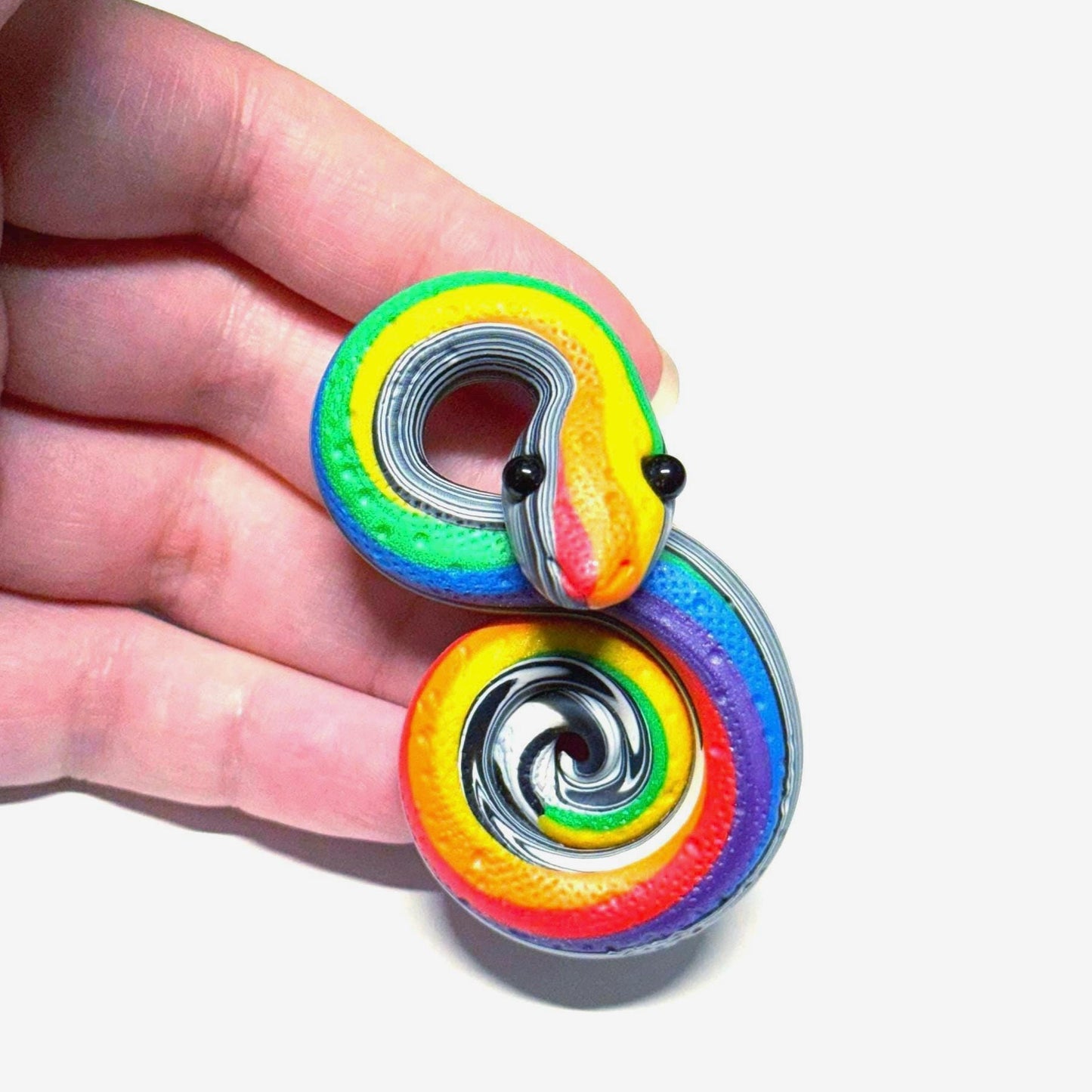 Pride Snakes LGBTQIA Flag Handmade Sculpture Choose your favorite option