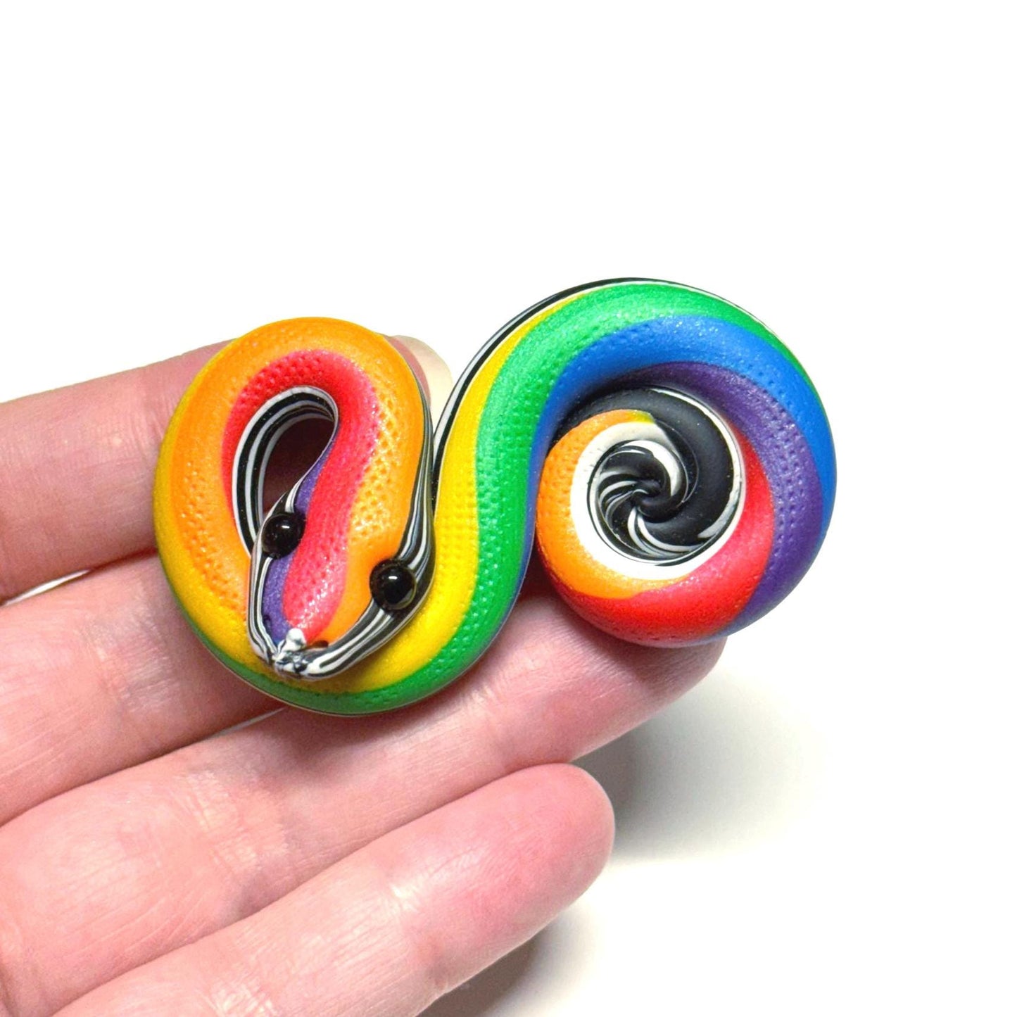Pride Snakes LGBTQIA Flag Handmade Sculpture Choose your favorite option