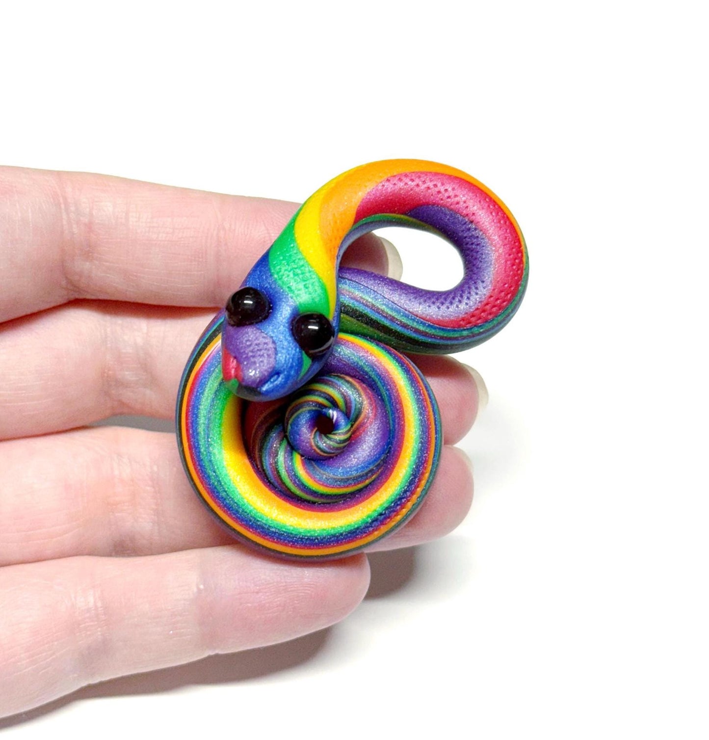 Pride Snakes LGBTQIA Flag Handmade Sculpture Choose your favorite option