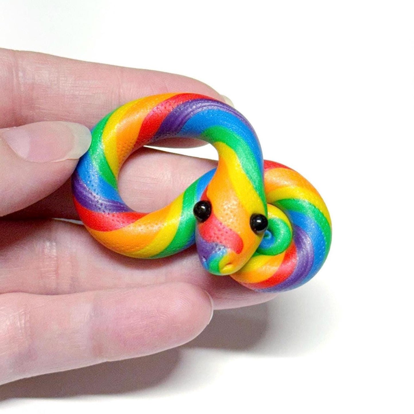 Pride Snakes LGBTQIA Flag Handmade Sculpture Choose your favorite option