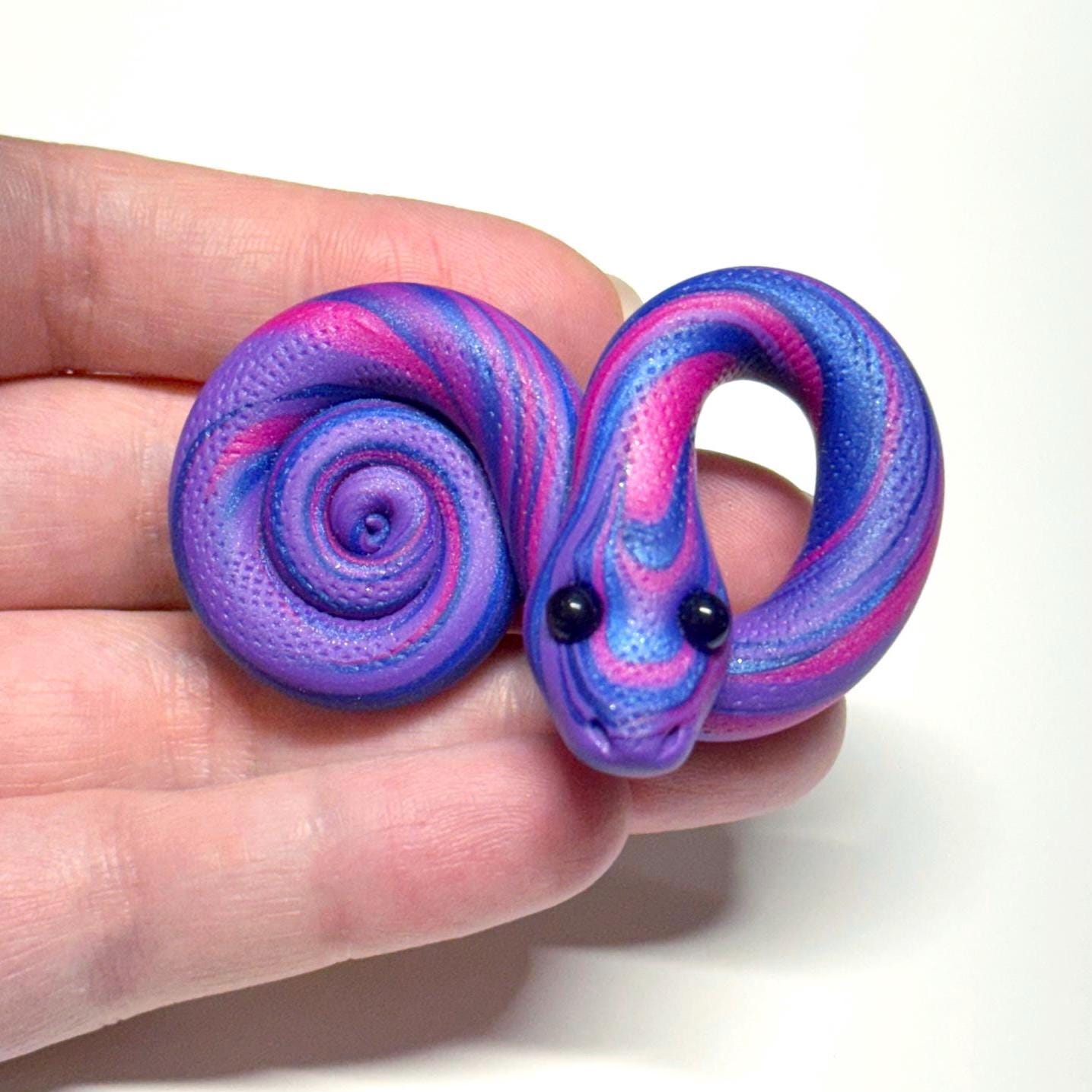 Pride Snakes Bi Bisexual LGBTQIA Flag Handmade Sculpture Choose your favorite option