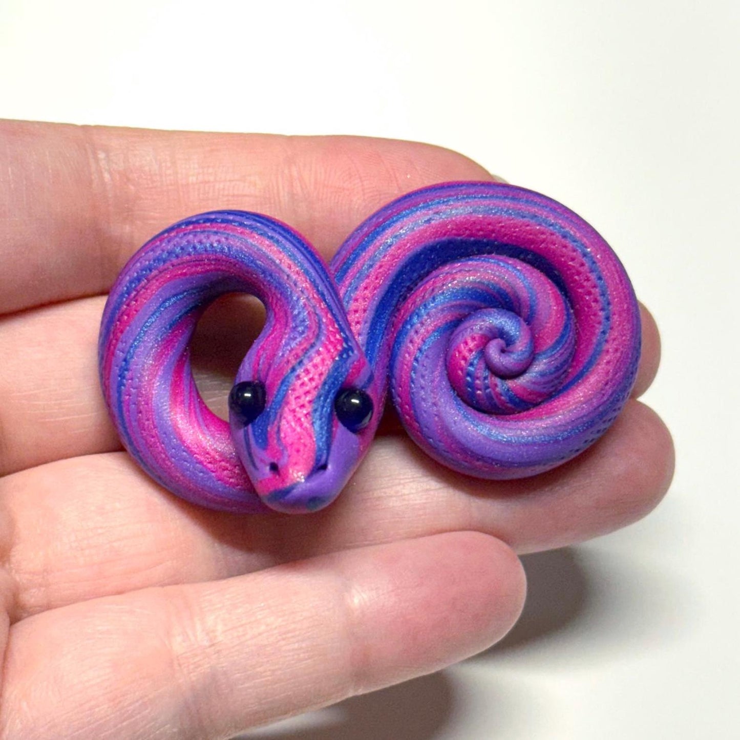 Pride Snakes Bi Bisexual LGBTQIA Flag Handmade Sculpture Choose your favorite option
