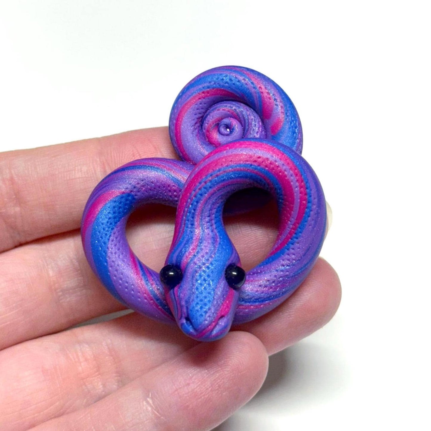 Pride Snakes Bi Bisexual LGBTQIA Flag Handmade Sculpture Choose your favorite option