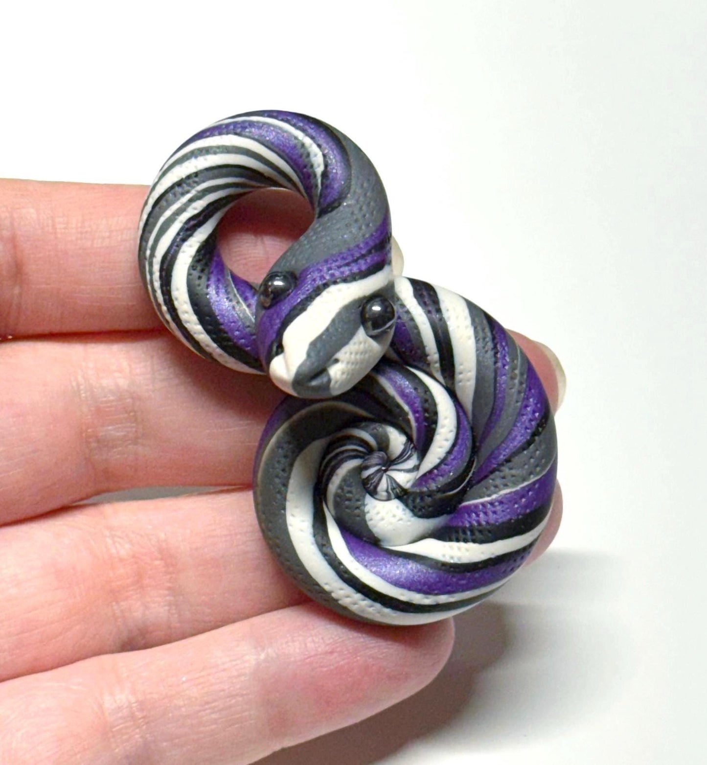 Pride Snakes Asexual Demisexual Ace LGBTQIA Flag Handmade Sculpture Choose your favorite option