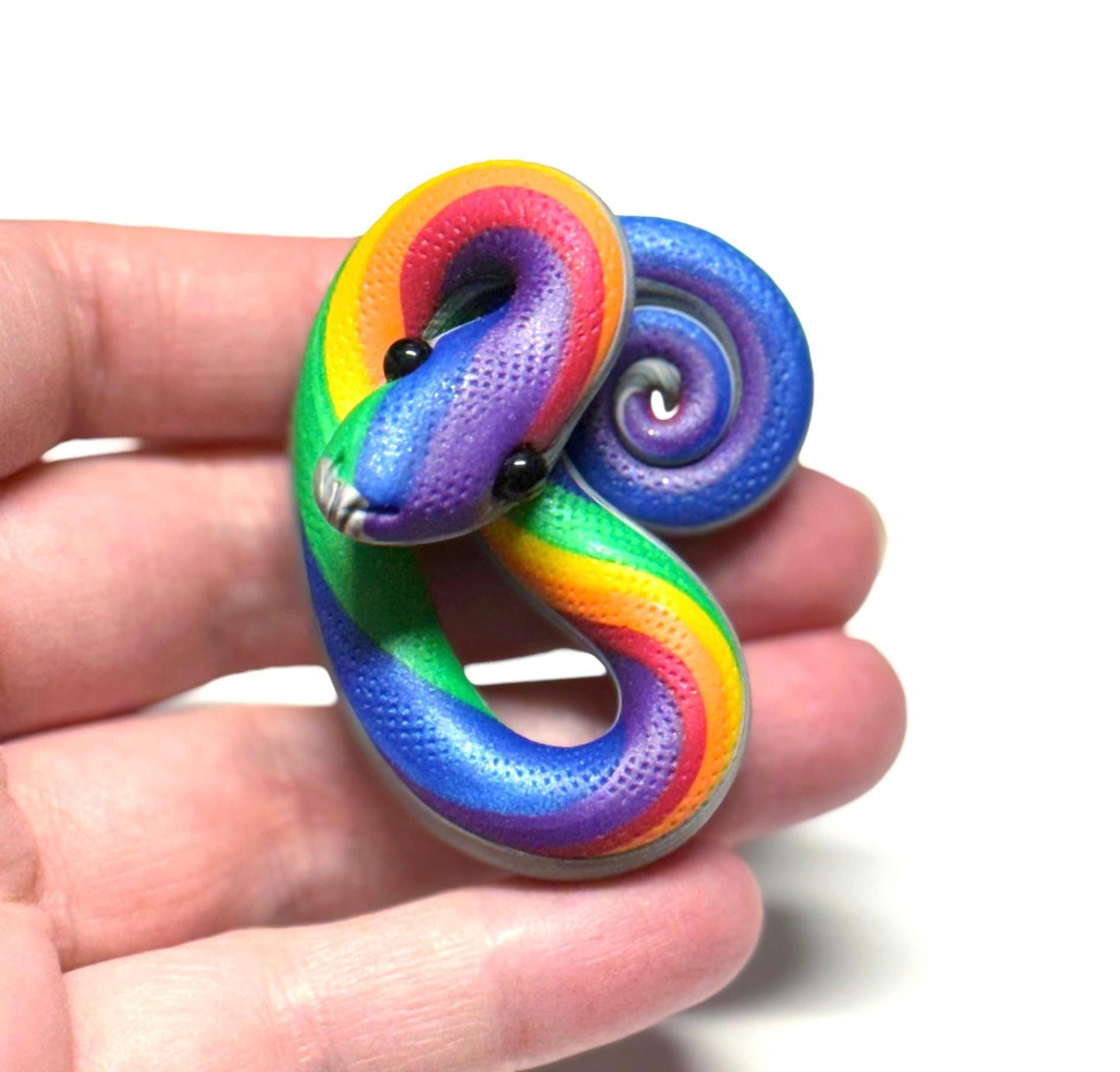 Pride Snakes LGBTQIA Rainbow Flag Handmade Sculpture Choose your favorite option