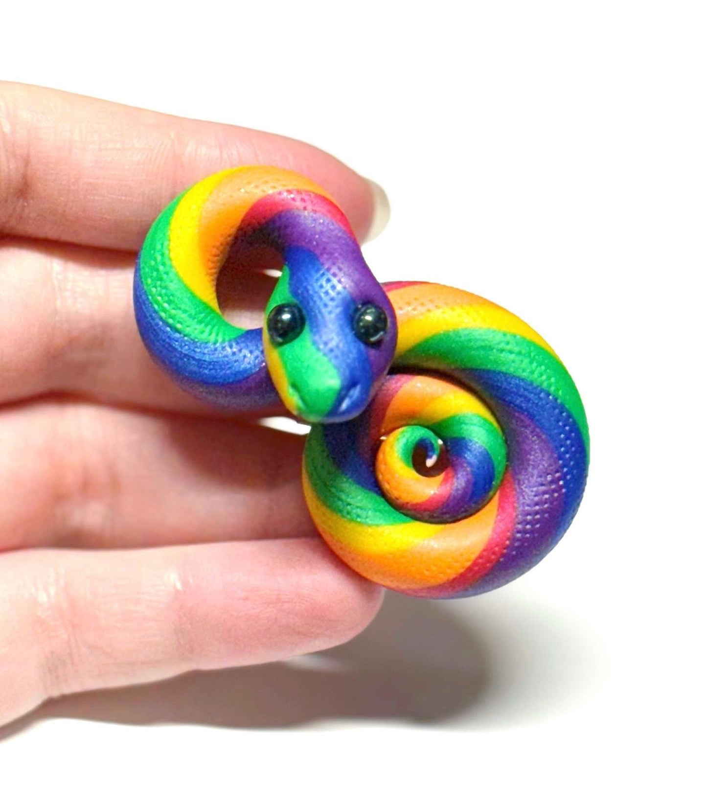 Pride Snakes LGBTQIA Rainbow Flag Handmade Sculpture Choose your favorite option