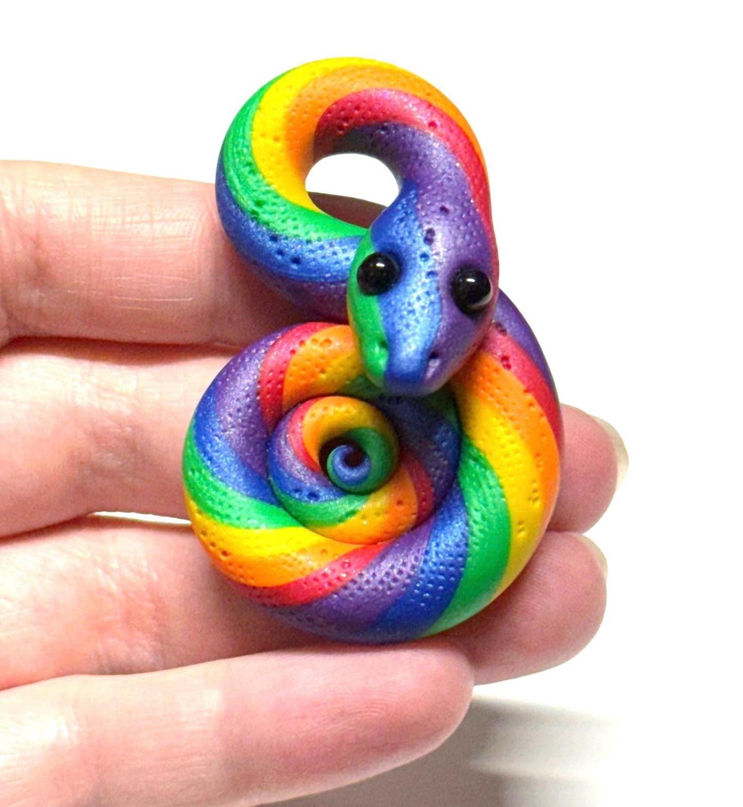 Pride Snakes LGBTQIA Rainbow Flag Handmade Sculpture Choose your favorite option