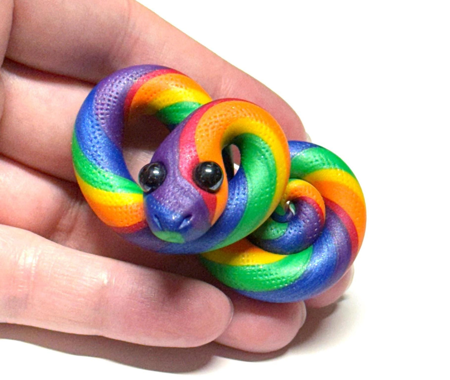 Pride Snakes LGBTQIA Rainbow Flag Handmade Sculpture Choose your favorite option