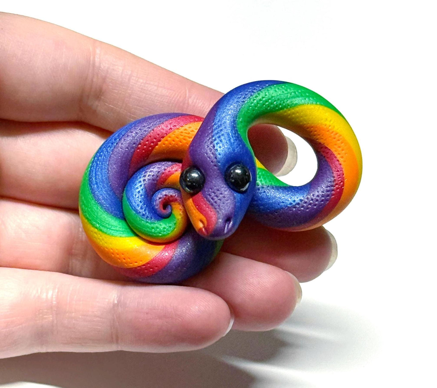 Pride Snakes LGBTQIA Rainbow Flag Handmade Sculpture Choose your favorite option