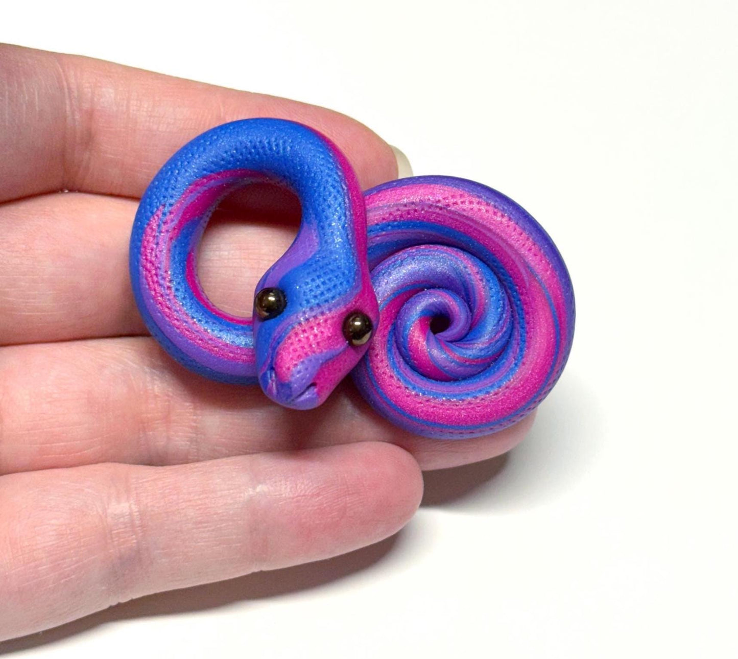 Bi Bisexual Pride Snakes LGBTQIA Flag Handmade Sculpture Choose your favorite option