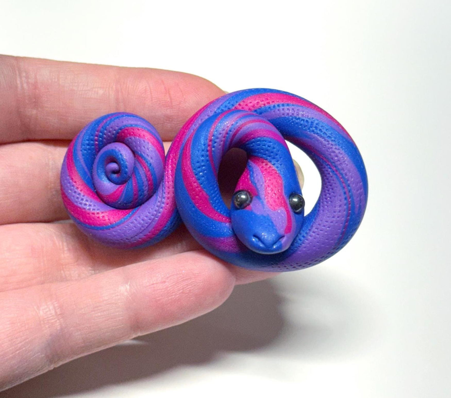 Bi Bisexual Pride Snakes LGBTQIA Flag Handmade Sculpture Choose your favorite option