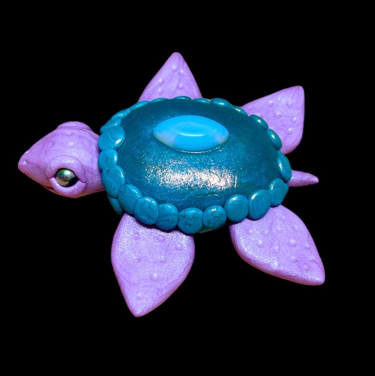 Opalite Turtle Handmade Sculpture