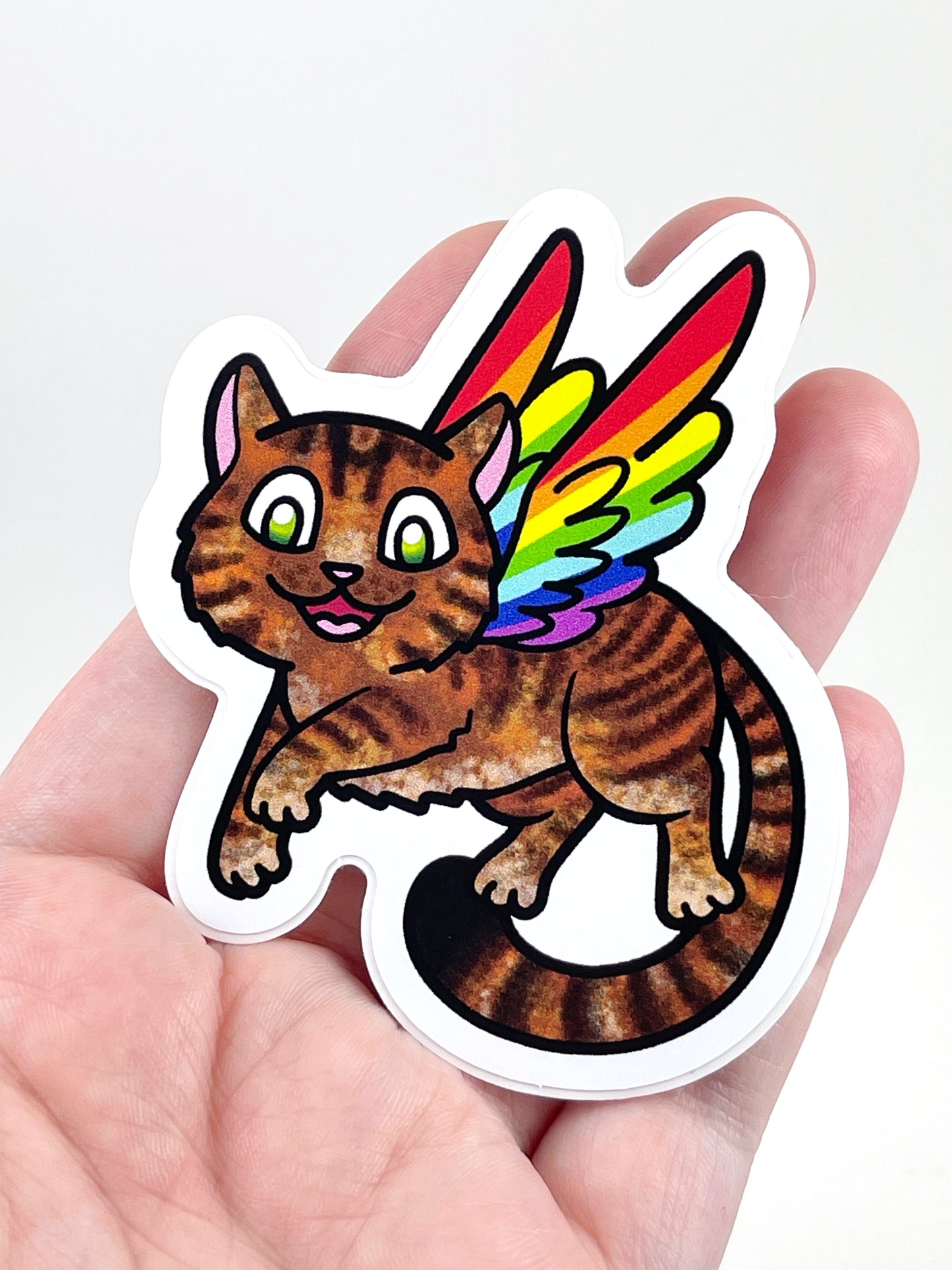 Autocollant Tabby Kitty Pride