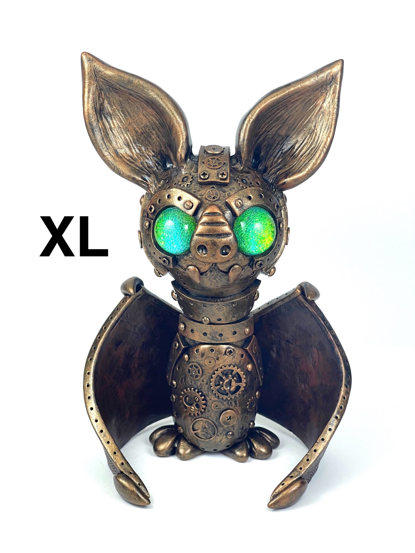 FABRIQUÉ SUR COMMANDE Sculpture de chauve-souris Steampunk personnalisée faite à la main unique