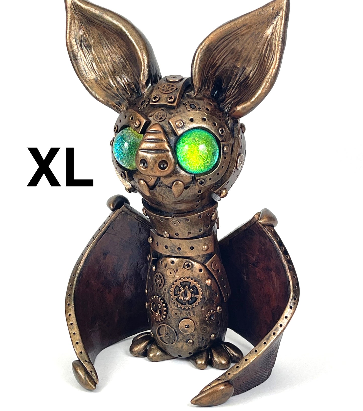 FABRIQUÉ SUR COMMANDE Sculpture de chauve-souris Steampunk personnalisée faite à la main unique