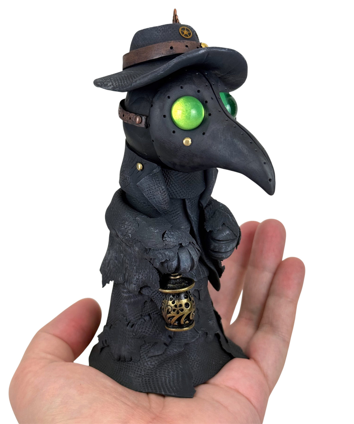 Sculpture Steampunk de Docteur de la Peste ooak