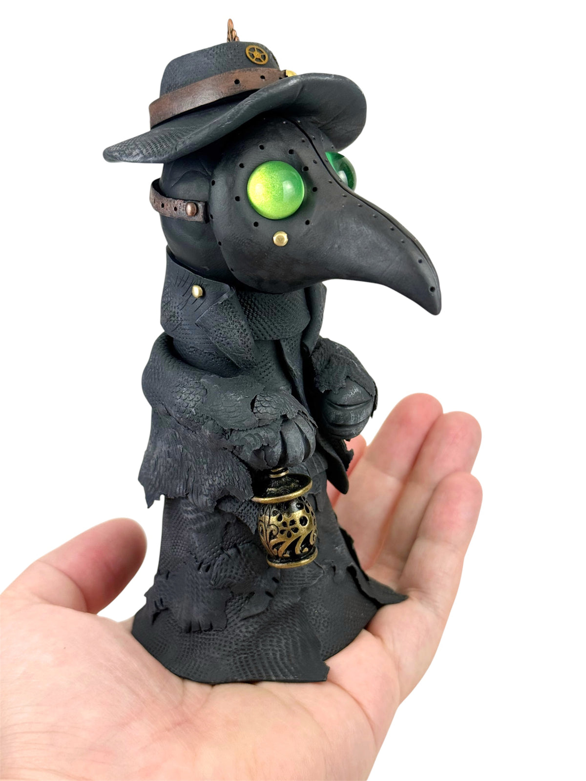 Sculpture Steampunk de Docteur de la Peste ooak