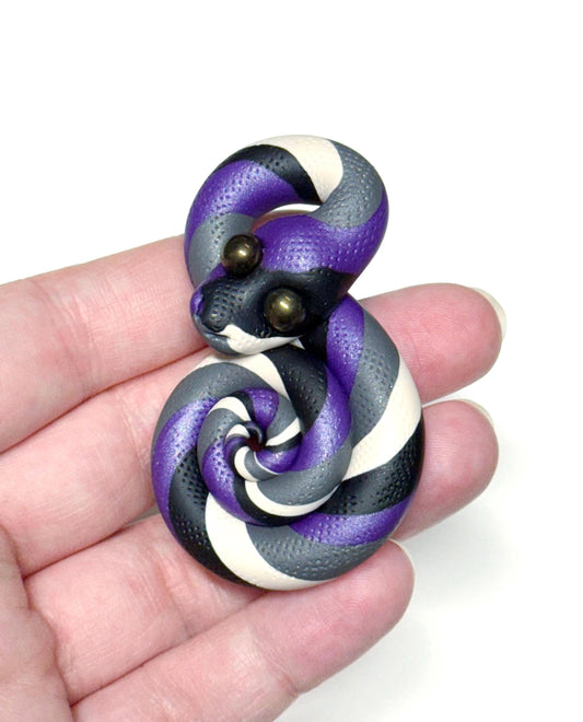Pride Snakes Asexual Demisexual Ace LGBTQIA Flag Handmade Sculpture Choose your favorite option