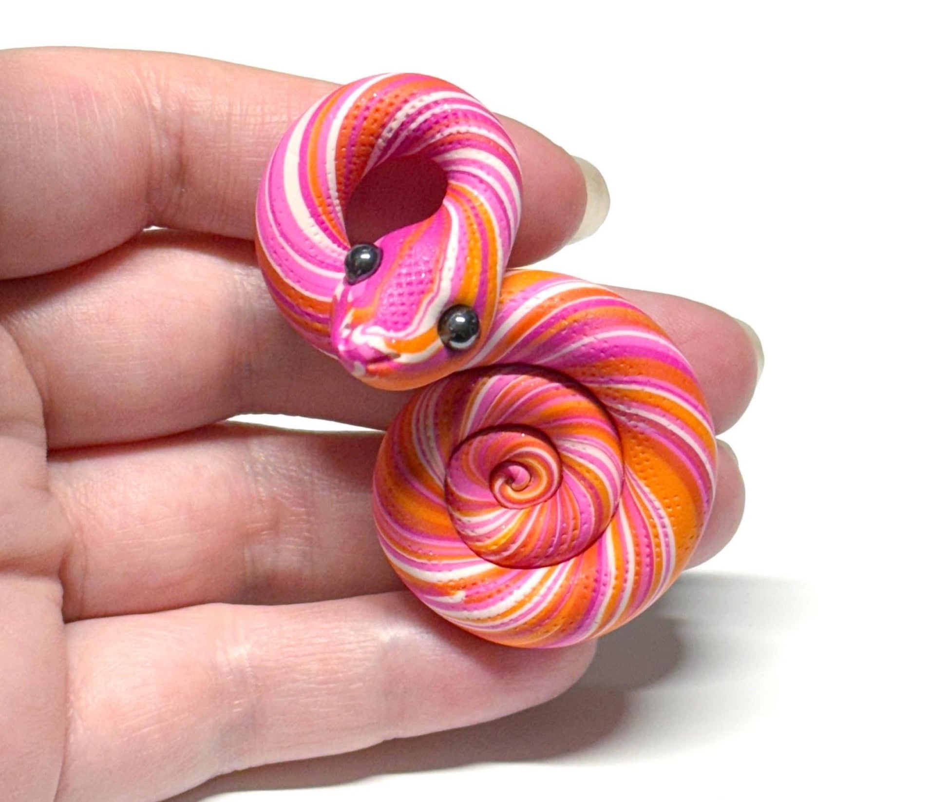 Lesbian Pride Snakes LGBTQIA Flag Handmade Sculpture Choose your favorite option