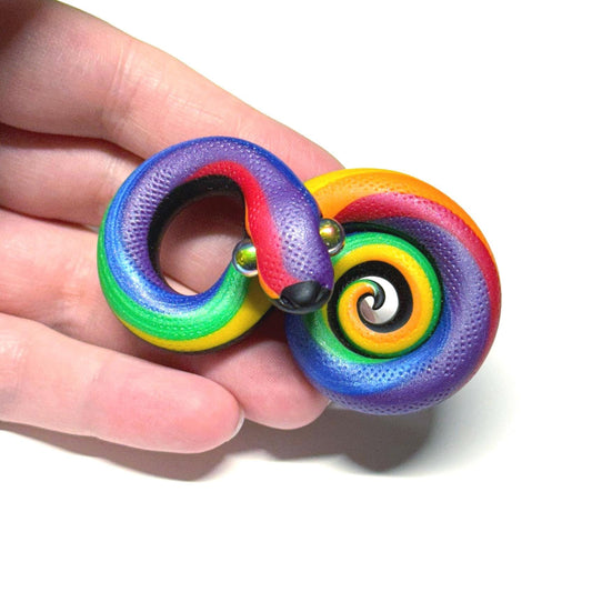 Pride Snakes LGBTQIA Flag Handmade Sculpture Choose your favorite option