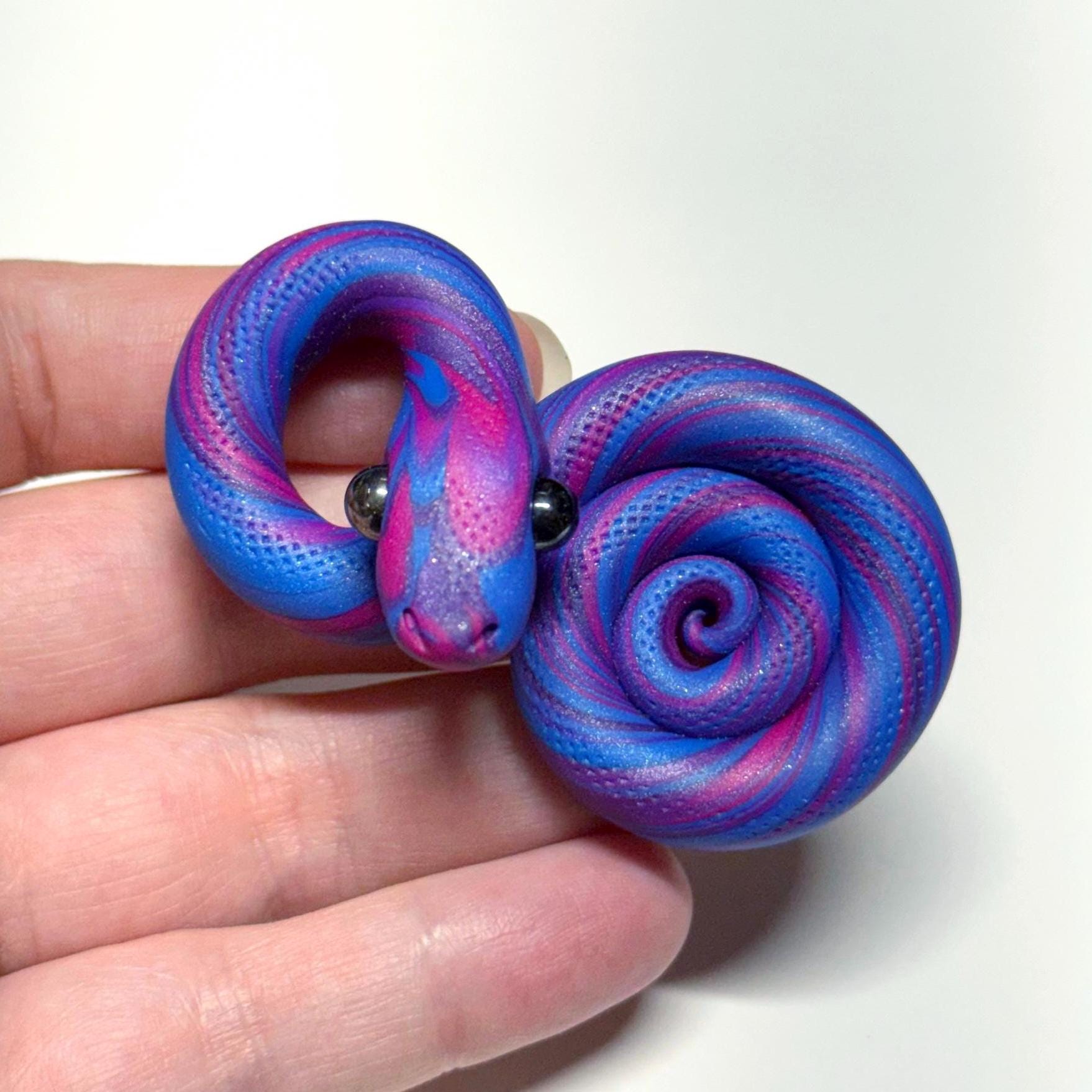 Pride Snakes Bi Bisexual LGBTQIA Flag Handmade Sculpture Choose your favorite option