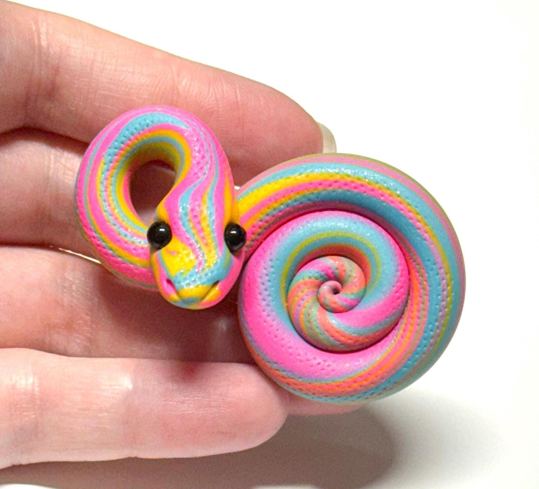 Pansexual Pan Pride Snakes LGBTQIA Flag Handmade Sculpture Choose your favorite option