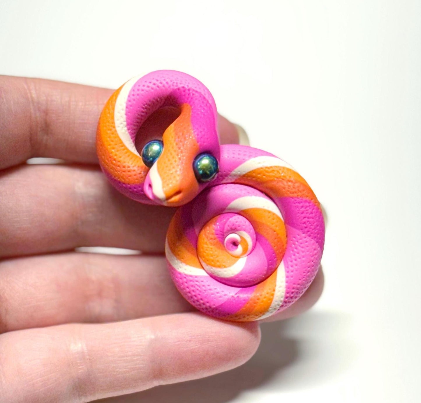 Lesbian Pride Snakes LGBTQIA Flag Handmade Sculpture Choose your favorite option
