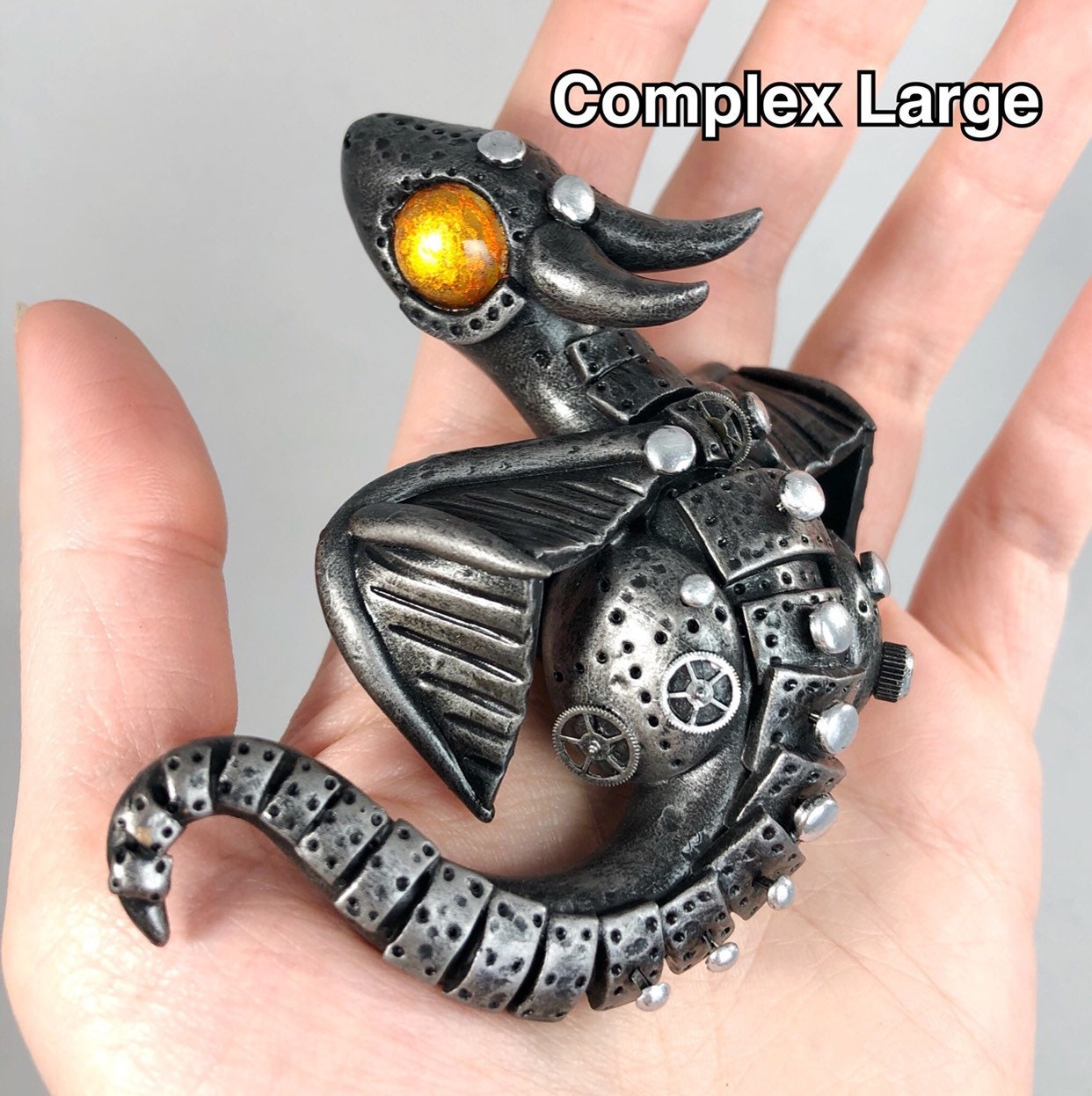 MADE TO ORDER Custom Steampunk Dragon Sculpture