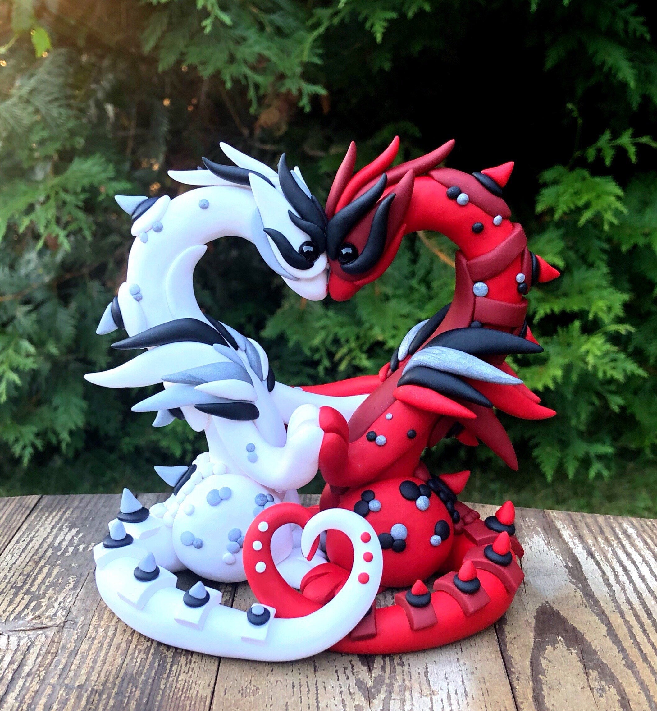 Custom Handmade Dragon Outdoor Wedding Cake hotsell Topper