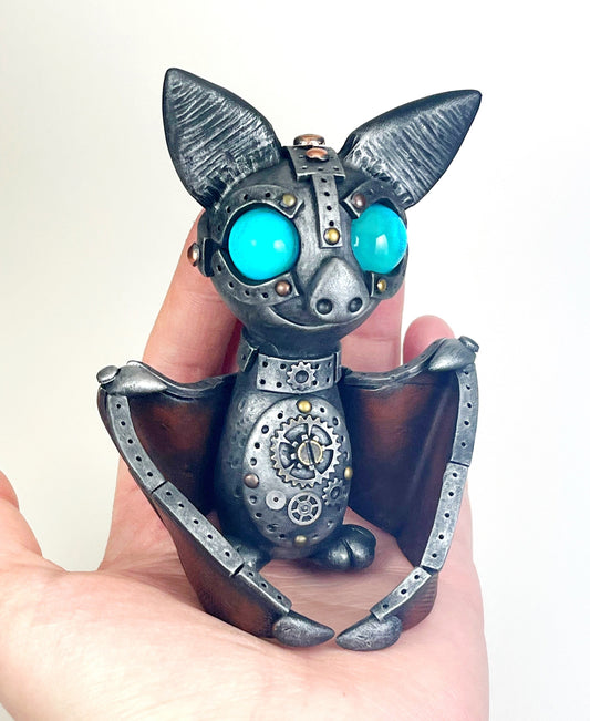 MADE TO ORDER Custom Steampunk bat sculpture handmade unique