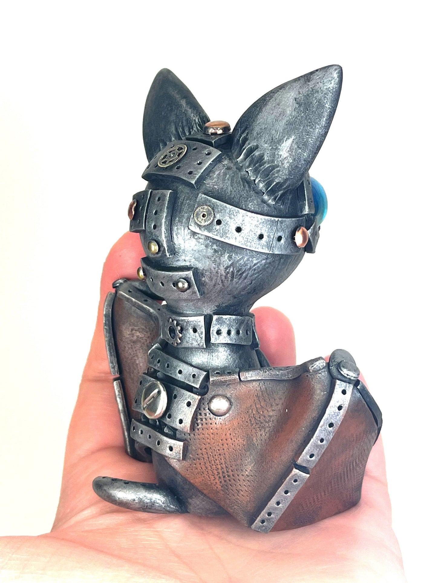 MADE TO ORDER Custom Steampunk bat sculpture handmade unique