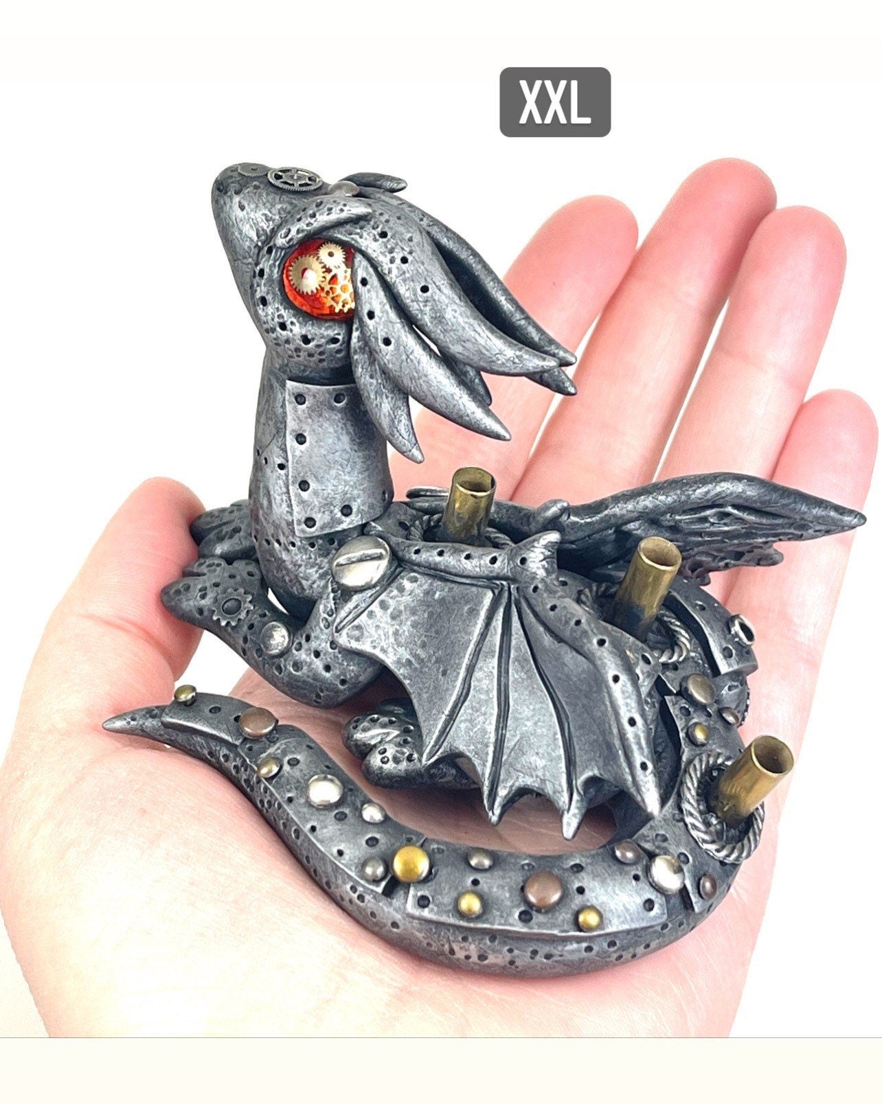 MADE TO ORDER Custom Steampunk Dragon Sculpture