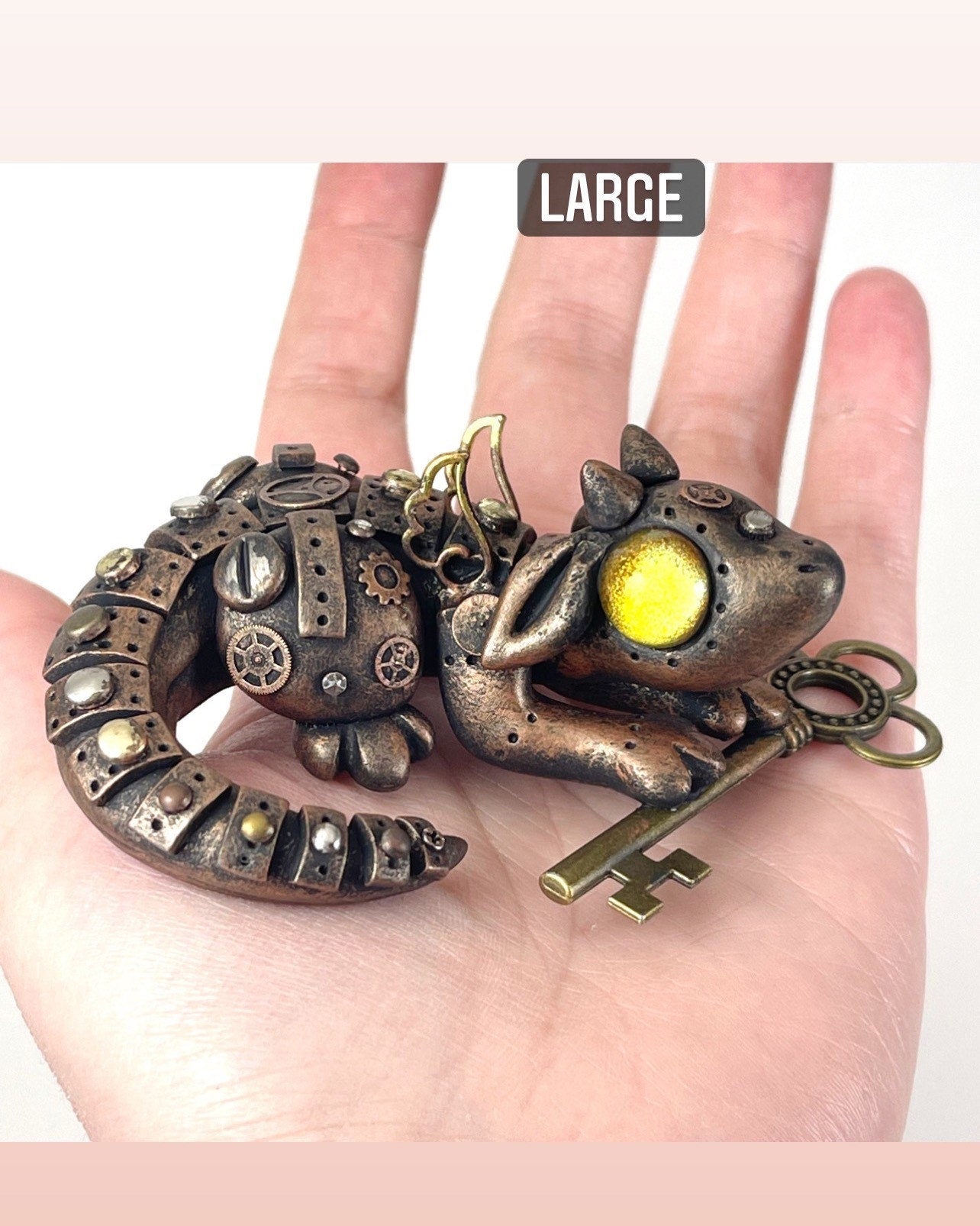 MADE TO ORDER Custom Steampunk Dragon Sculpture