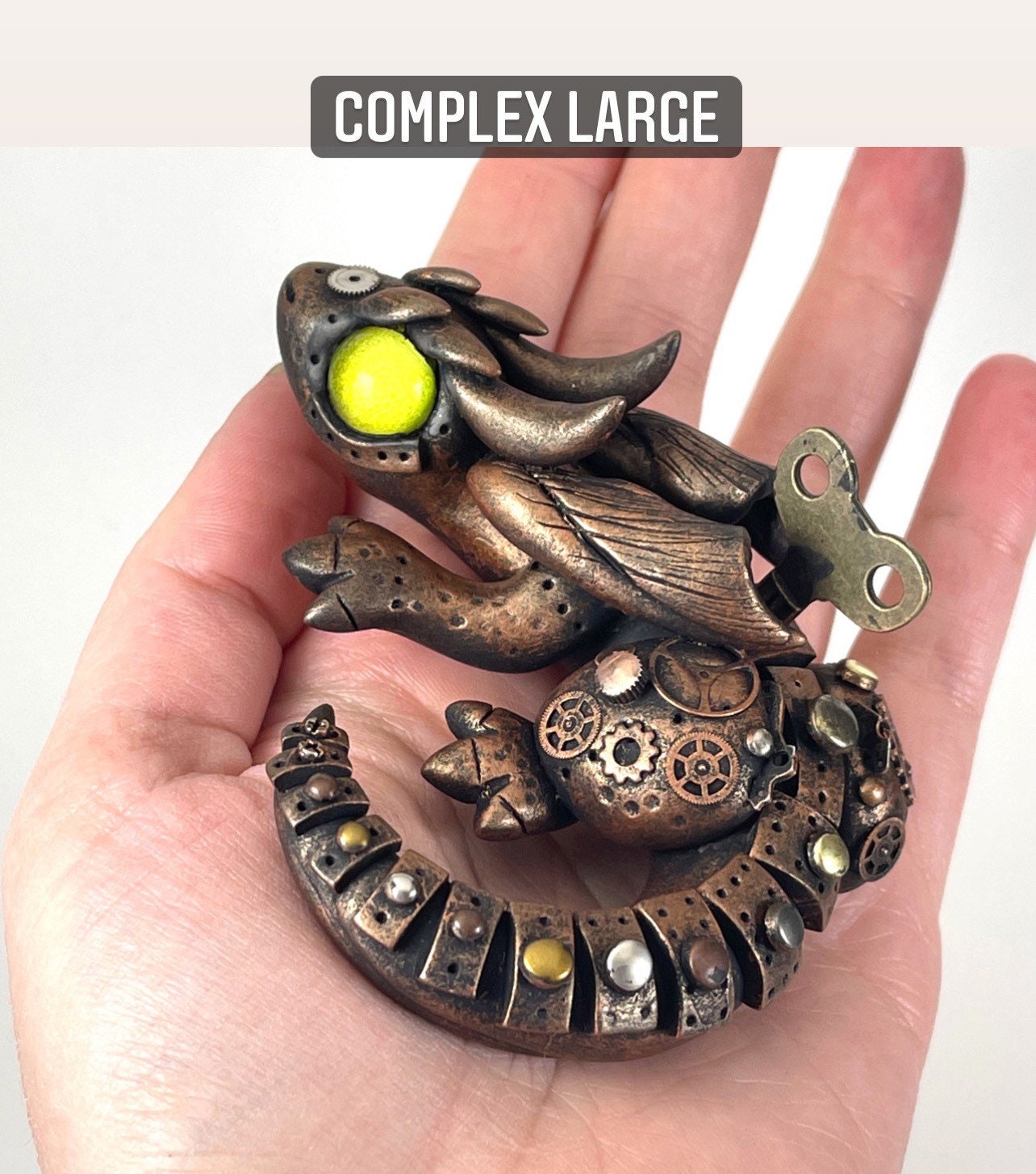 MADE TO ORDER Custom Steampunk Dragon Sculpture