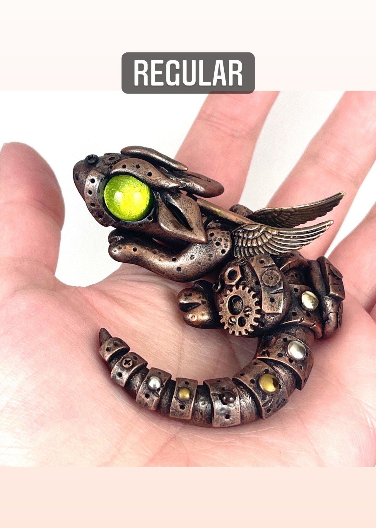 MADE TO ORDER Custom Steampunk Dragon Sculpture