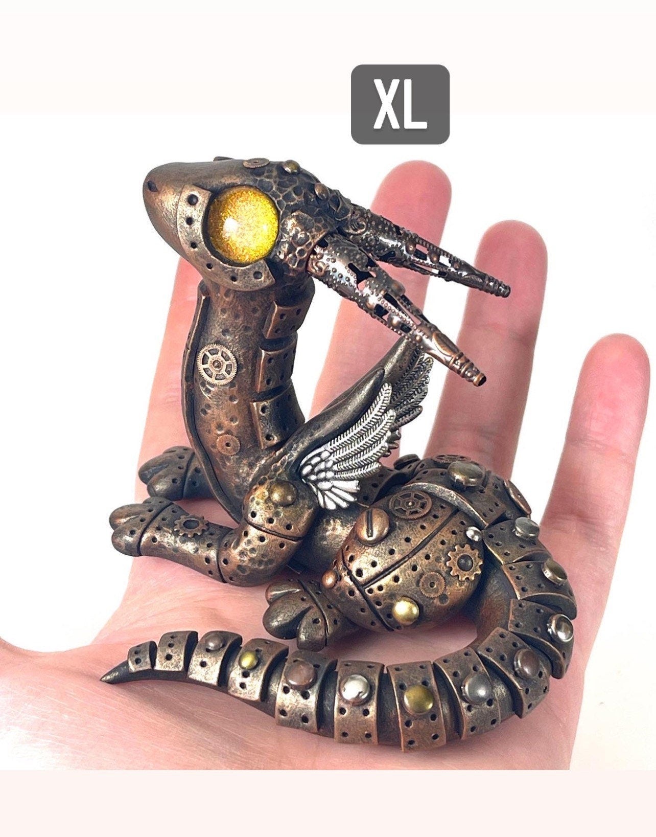 MADE TO ORDER Custom Steampunk Dragon Sculpture